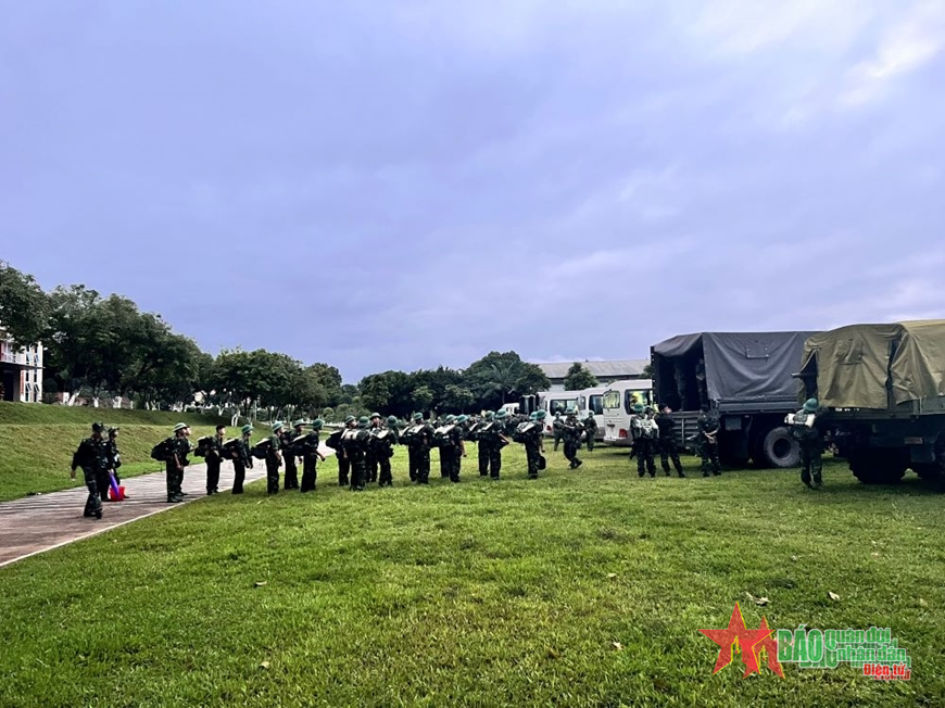 Trung đoàn 174, Sư đoàn 316, Quân khu 2 ra quân khắc phục hậu quả thiên tai tại Mù Cang Chải